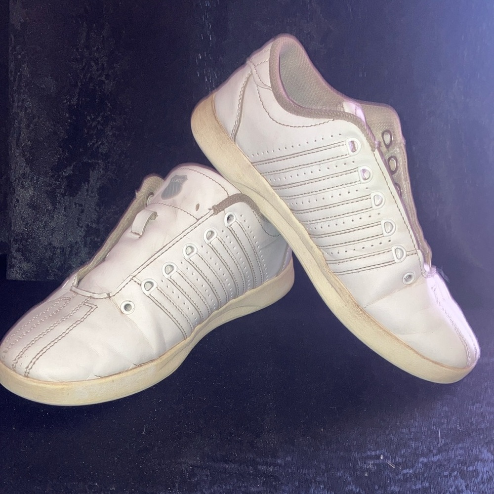 K-Swiss Kids Sneakers - White and Tan